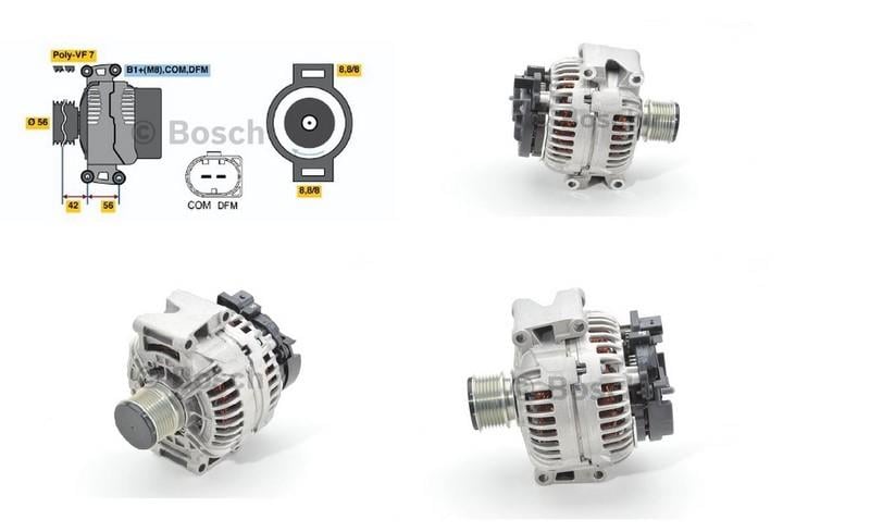 BOSCH 12V ALTERNATÖR DİNAMO 150 A (BSS-DFM) MERCEDES E SERİSİ/SPRINTER