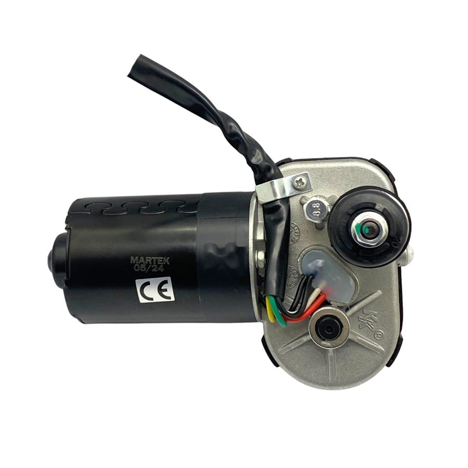 24V SİLECEK MOTORU TEK MİLLİ 90° KABİN