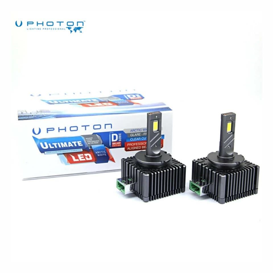 PHOTON 12V-24V D3S/D3R CSP LED XENON FAR AMPUL SETİ 6000K 9500 LÜMEN