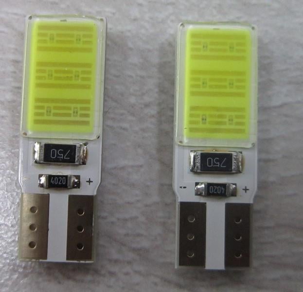 12V DİPSİZ AMPUL T10 (6 LEDLİ) (COB LED) BEYAZ CB (2 AD)