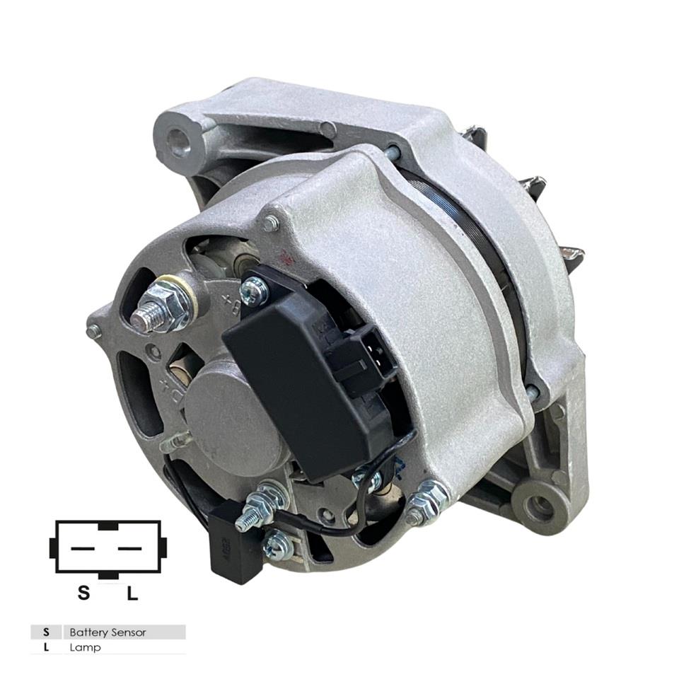 12V ALTERNATÖR DİNAMO BOSCH TİPİ 120 A (S L) BMC DEV FATİH-İŞ MAKİNESİ-MERCEDES-THERMOKING-YANMAR