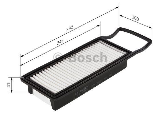 BOSCH HAVA FİLTRESİ HONDA JAZZ 1.2/1.3 2002-2008