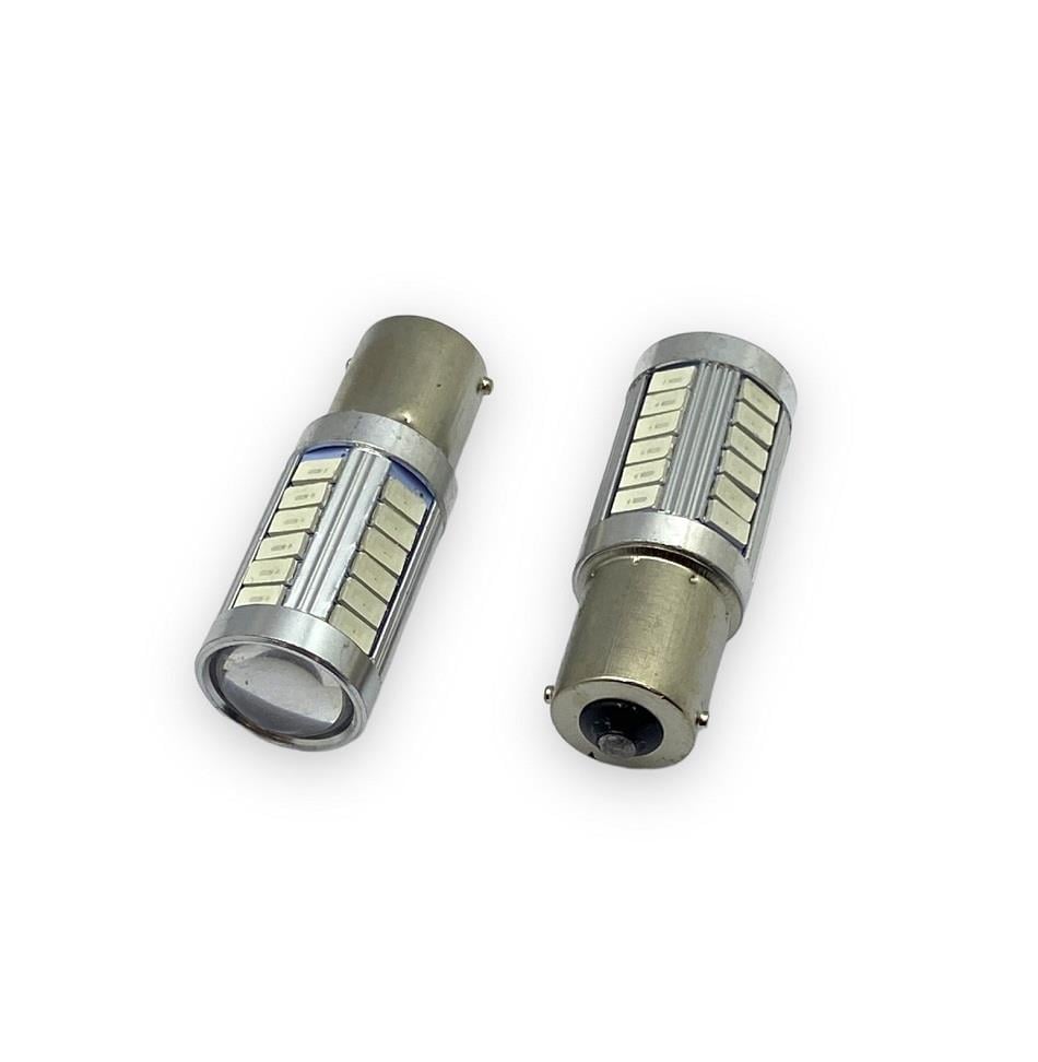 12V 93 AMPUL 33 LEDLİ KIRMIZI (MERCEKLİ) CB (2 AD)