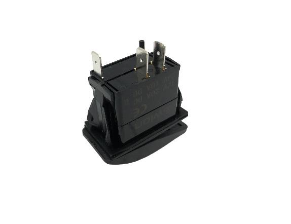 TUŞLU ANAHTAR IŞIKLI YEŞİL (3 FİŞ) (TEK DEVRE) (12V 20A DC/24V 10A DC) MARİN