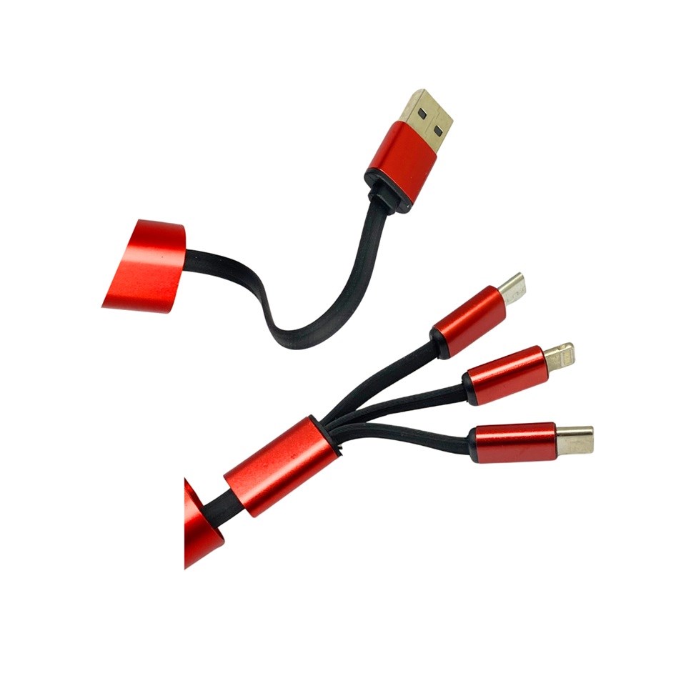 TELEFON ŞARJ KABLOSU USB-ANDROID-IPHONE-TYPE-C (30 CM)