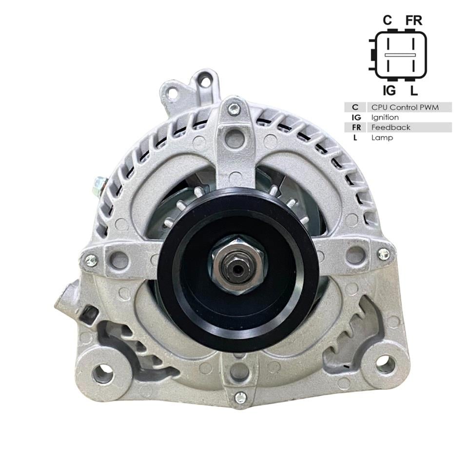 12V ALTERNATÖR DİNAMO 130 A (C-IG-FR-L) (4 FİŞ) HONDA ACCORD/CR-V 2007 >
