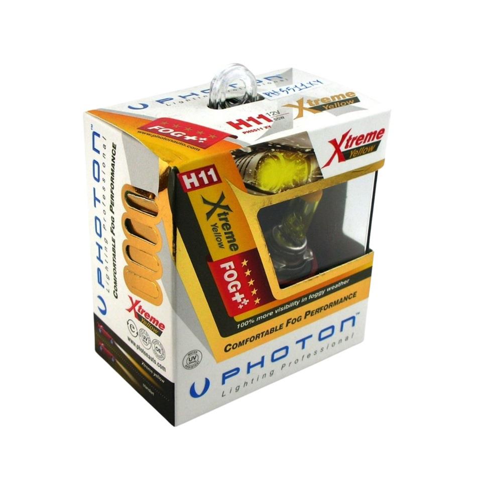 PHOTON 12V H11 AMPUL 55W X-TREME YELLOW SARI IŞIK (2 AD)