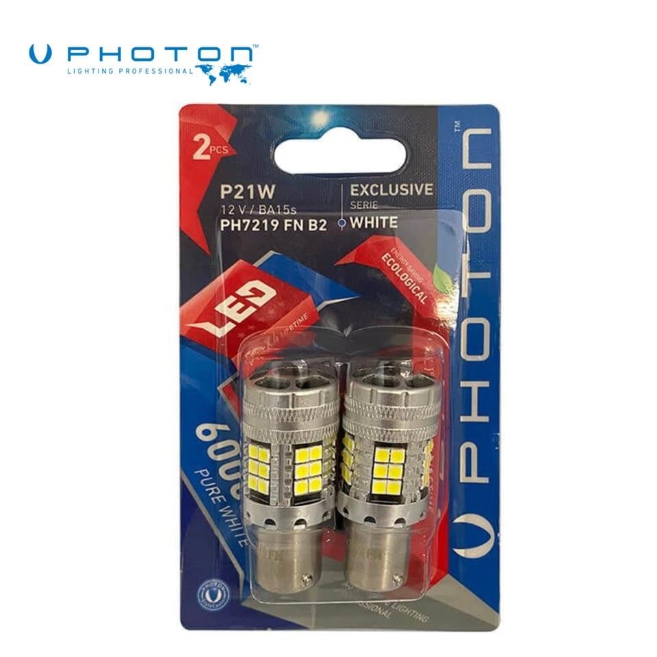 PHOTON 12V-24V 93 AMPUL 36 LEDLİ BEYAZ FANLI CANBUS (2 AD)