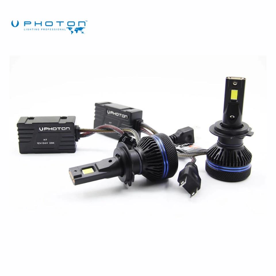 PHOTON 12V-24V H7 CSP LED XENON FAR AMPUL SETİ 6000K 15000 LÜMEN CANBUS