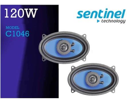 SENTINEL OVAL HOPARLÖR 120W 10 CM  RENAULT R9 TİPİ (2 AD)