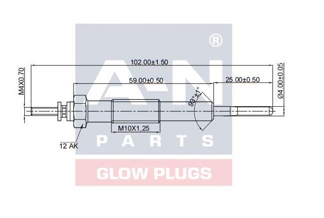 11V KIZDIRMA BUJİSİ TOYOTA LAND CRUISER/4 RUNNER/PICNIC (ET.1 GERMANY)