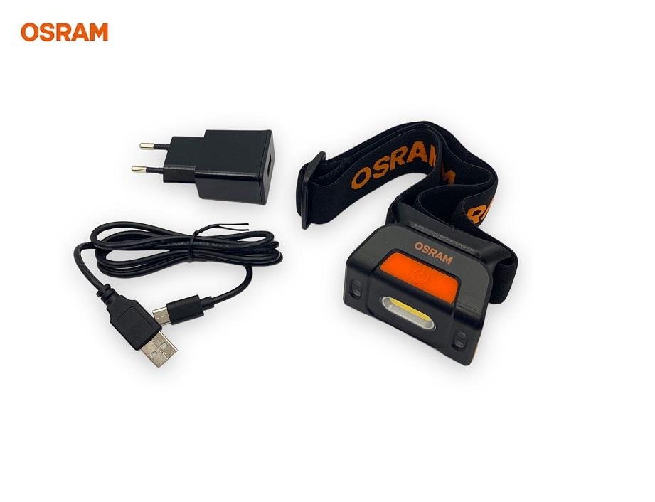 OSRAM KAFA FENERİ (LEDLİ ALIN ÇALIŞMA LAMBASI) (2.5W COB LED FONKSİYONLU 140/250 LÜMEN) ŞARJLI