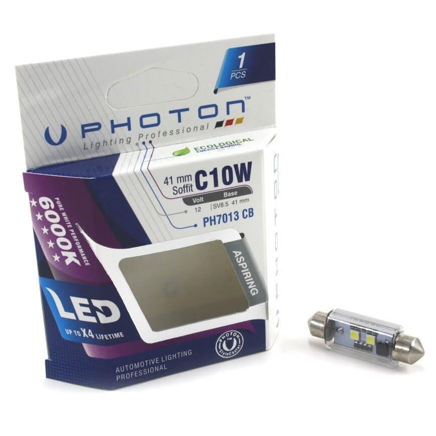 PHOTON 12V SOFİT AMPUL 2 LEDLİ BEYAZ 7000K CANBUS (41 MM) (1 AD)