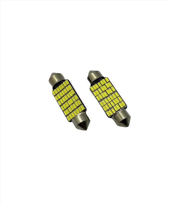 12V SOFİT AMPUL (42 LEDLİ)  BEYAZ CANBUS (39 MM) (2 AD)