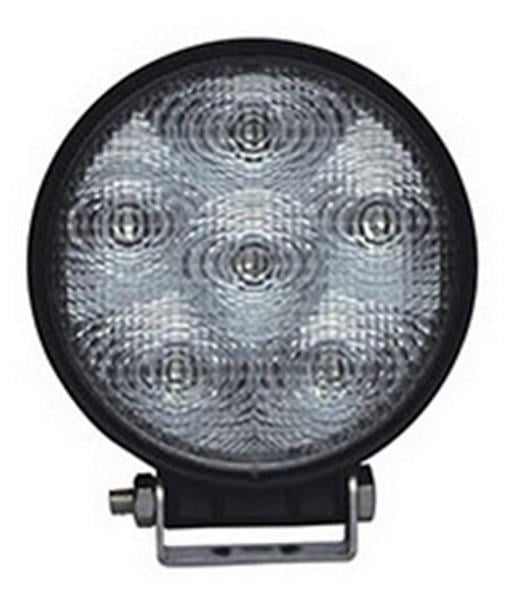 10V-30V ÇALIŞMA LAMBASI (6 X 3W POWER LEDLİ) YUVARLAK (116 MM)