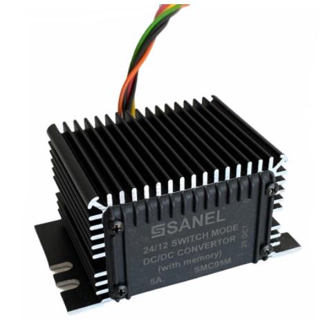 SANEL 24V>12V KONVERTÖR (VOLTAJ DÜŞÜRÜCÜ) 5 A/60 W HAFIZALI