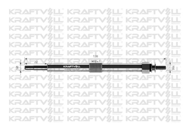 KRAFTVOLL 12V KIZDIRMA BUJİSİ PERKINS-HATTAT TRAKTÖR