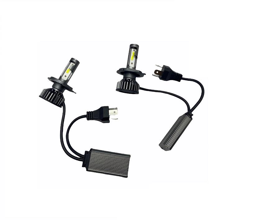 9V-32V H4 DOB LED XENON FAR AMPUL SETİ 6500K 8000 LÜMEN CANBUS