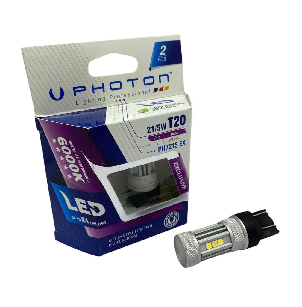 PHOTON 12V 1016 AMPUL DİPSİZ T20 15 LEDLİ  BEYAZ (2 AD)