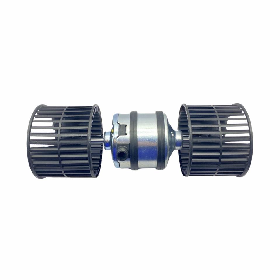 24V KALORİFER MOTORU (ÇİFT MİLLİ-PERVANELİ) İŞ MAKİNESİ