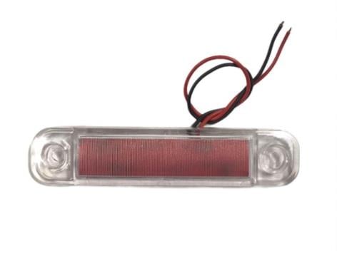 9V-30V PARMAK LAMBA 12-LEDLİ KIRMIZI (101*22 MM)