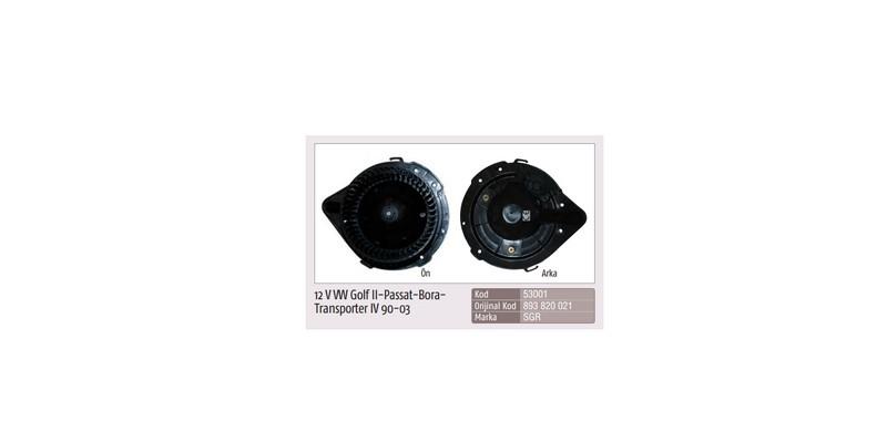 12V KALORİFER MOTORU PERVANELİ VW