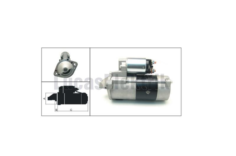 LUCAS 12V MARŞ MOTORU 10 DİŞ 2.2 KW MITSUBISHI L300 (DİŞLİ GERİDE)