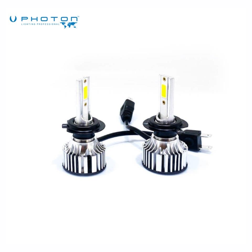 PHOTON 12V H7 COB LED XENON FAR AMPUL SETİ 6000K 6000 LÜMEN