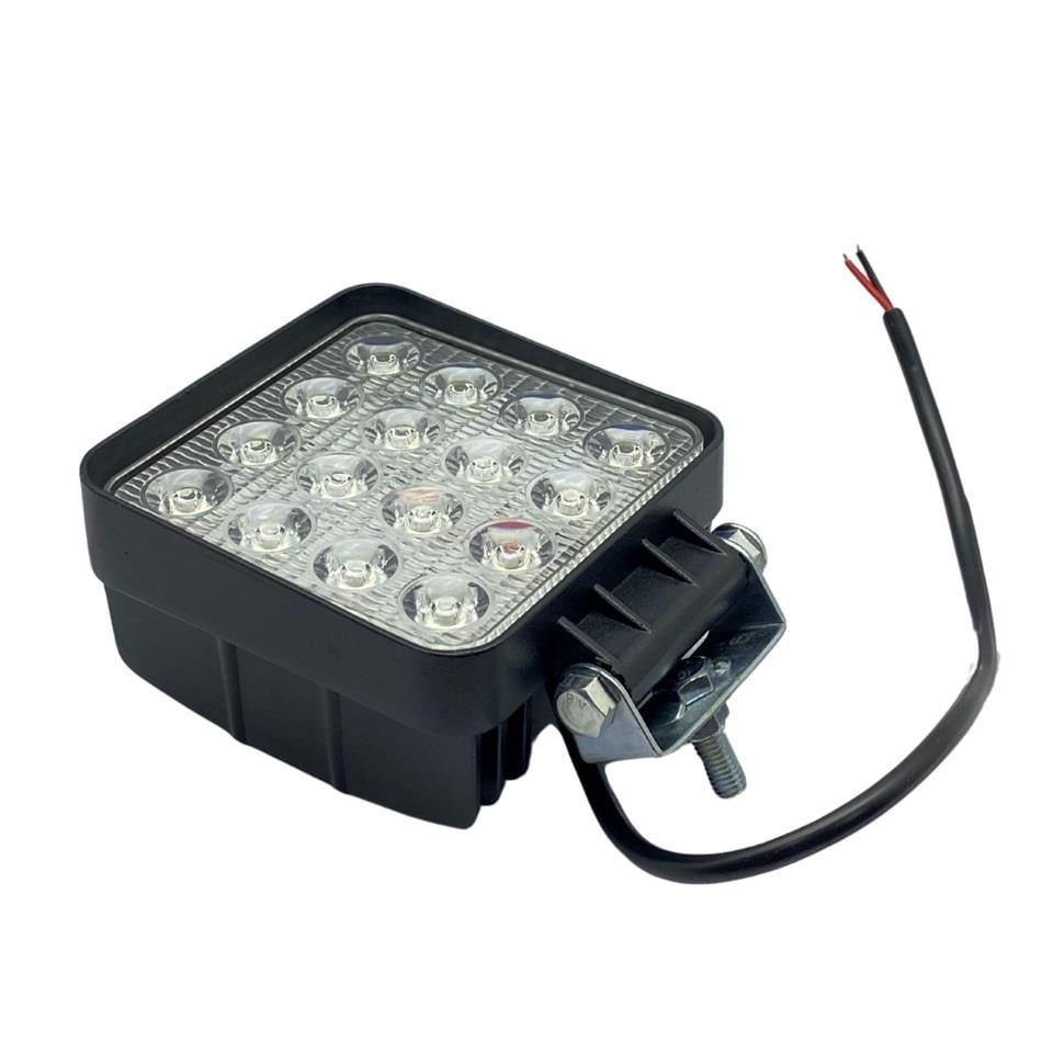 9V-30V ÇALIŞMA LAMBASI KAE 48W (16 LEDLİ) (106*106 MM)