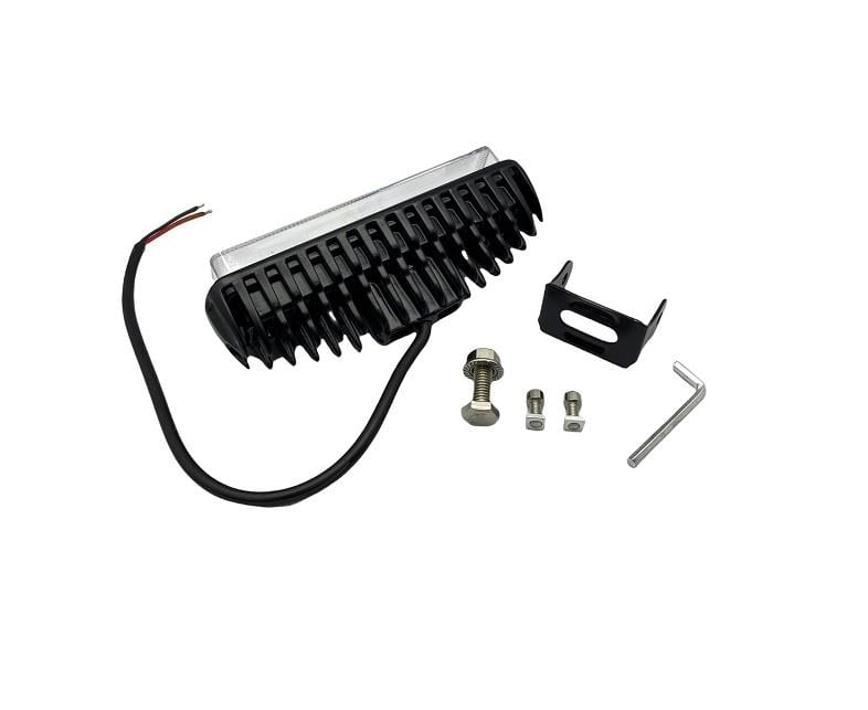 12V-80V LED SPOT LAMBA MERCEKLİ 30W (KIRMIZI ÇİZGİ) FORKLİFT (158*43)
