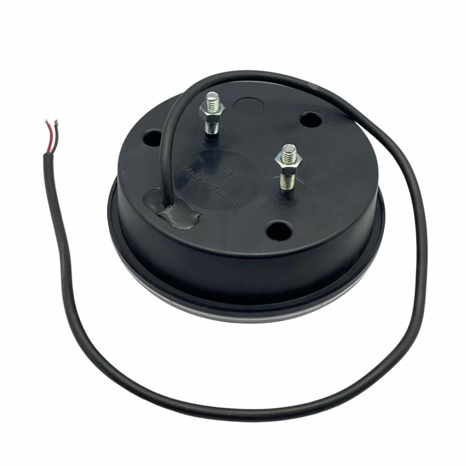 24V SİNYAL LAMBASI YUVARLAK (ŞEFFAF) (LEDLİ) (122 MM)