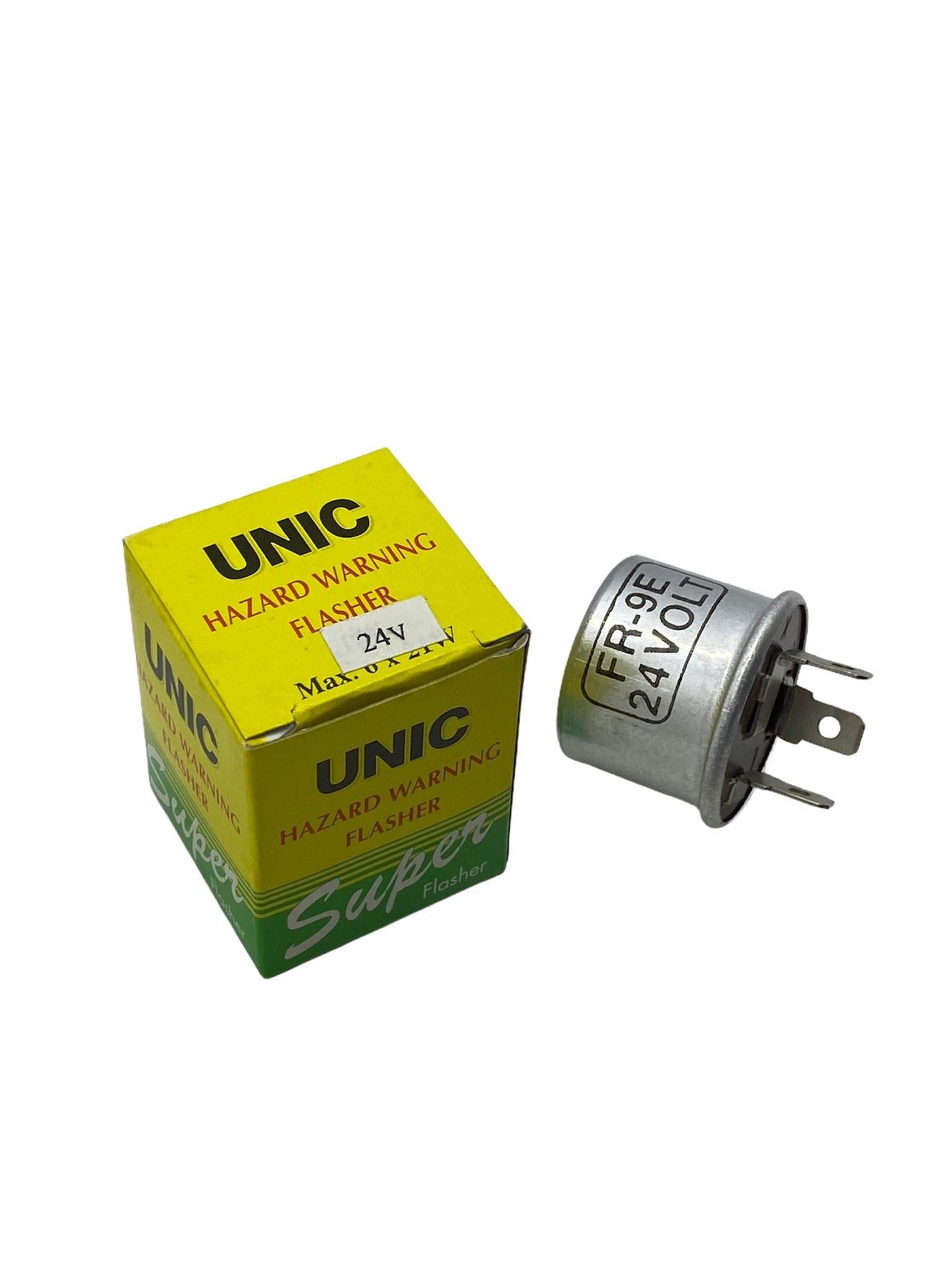 UNIC 24V FLAŞÖR 3 UÇLU UNIVERSAL (ALÜMİNYUM)