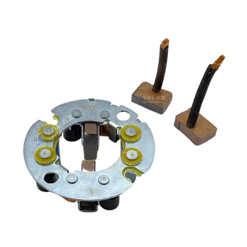 12V MARŞ KÖMÜR YUVASI NIPPON DENSO TİPİ 2.2 KW (4 KÖMÜRLÜ-UZUN KABLO) KIA BONGO/COBRA