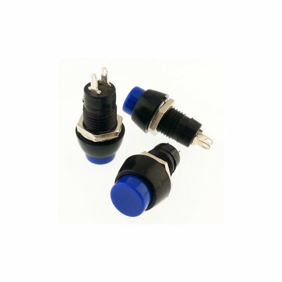 MİNİ BUTON PLS (KALICI) (ON-OFF) (11 MM) MAVİ