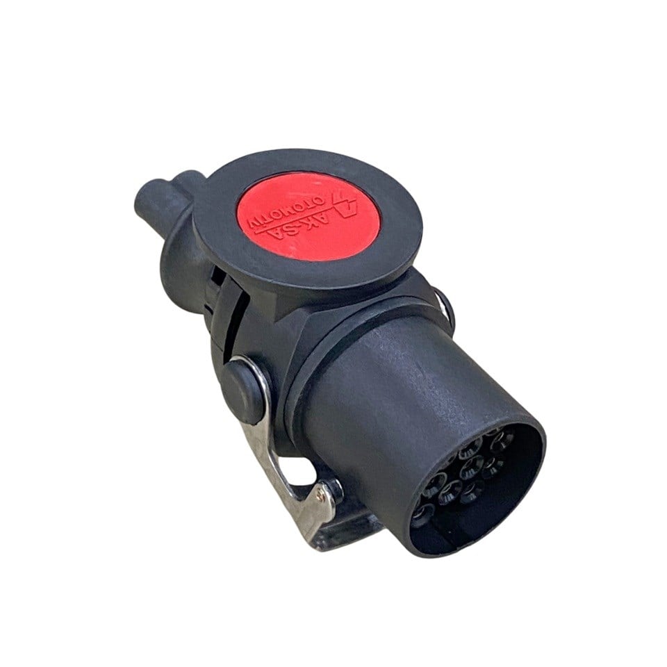 TIR DORSE ELEKTRİK SOKETİ 15Lİ ERKEK ABS-EBS (ÇİFT KABLO GİRİŞLİ)