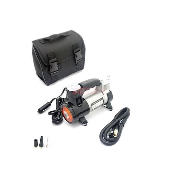 12V LASTİK ŞİŞİRME HAVA KOMPRESÖRÜ METAL IŞIKLI 150 psi (SİYAH)