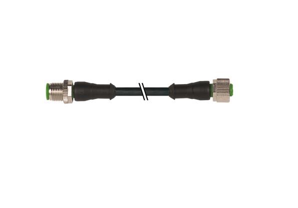 SENSÖR KABLOSU (KONNEKTÖRLÜ) M12 ERKEK/M12 DİŞİ (2 MT)