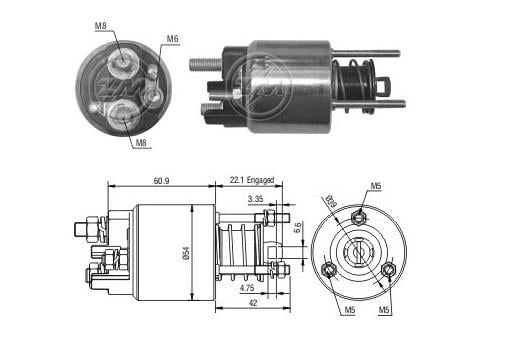 ZM 12V MARŞ OTOMATİĞİ MARELLI TİPİ (M6 SAĞ) FIAT BRAVA/MAREA/PALIO/UNO-TOFAŞ DOĞAN/KARTAL/ŞAHİN