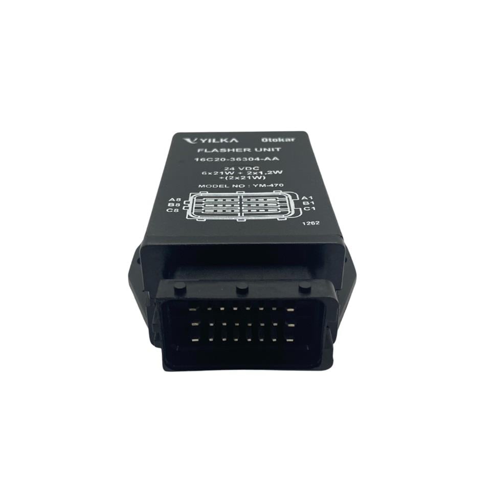 YILKA 24V FLAŞÖR 24 UÇLU (6 x 21W + 2 x 1,2W) + (2 x 21W) OTOKAR