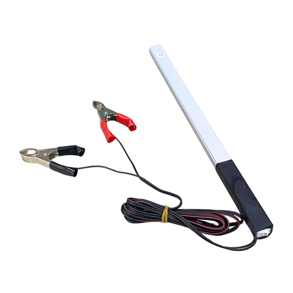 12V SEYYAR LAMBA 36 LEDLİ BEYAZ MIKNATISLI ANAHTARLI (35 CM) (MAŞALI) (KABLO UZUNLUĞU 2.50 MT)