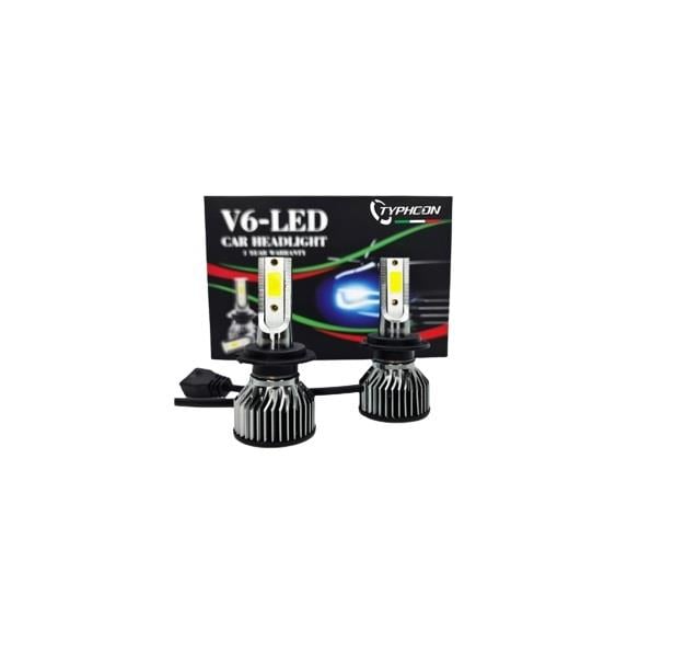 TYPHOON 12V H7 COB LED XENON FAR AMPUL SETİ 6500K 10000 LÜMEN