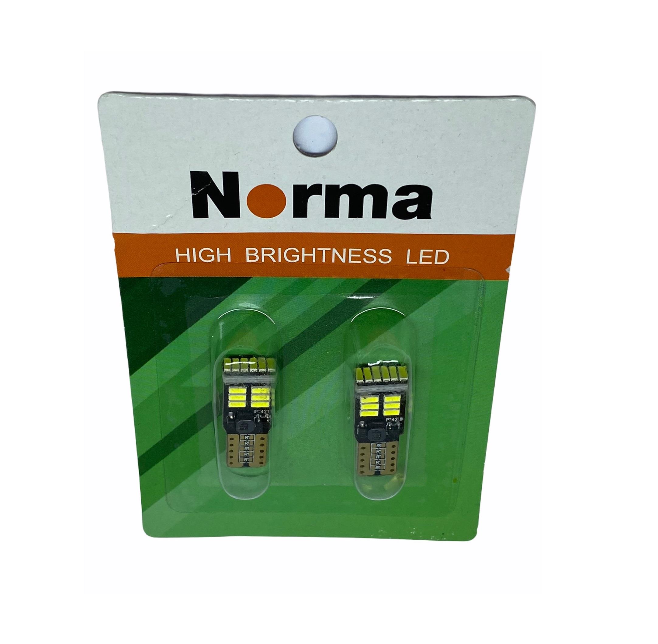 12V DİPSİZ AMPUL T10 (18 LEDLİ) BEYAZ CANBUS (2 AD)