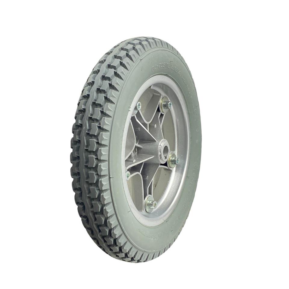 ARKA TEKERLEK SİLİKON DOLGU ALÜMİNYUM JANTLI 62-203 GRİ (12 1/2 X 2 1/4) ENGELLİ ARACI