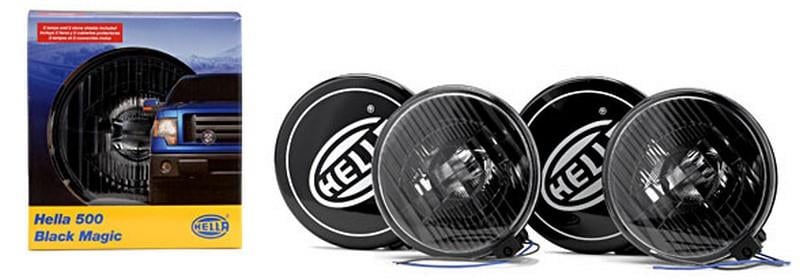 HELLA 12V SİS LAMBASI YUVARLAK RALLYE 1000 SİYAH (DELİCİ) 19 CM