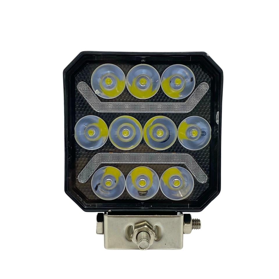 MARS 10V-30V OFF-ROAD LED ÇALIŞMA LAMBASI BEYAZ (SARI GÜNDÜZ SÜRÜŞLÜ/DÜZ-ÇAKARLI) (110*110*35 MM)