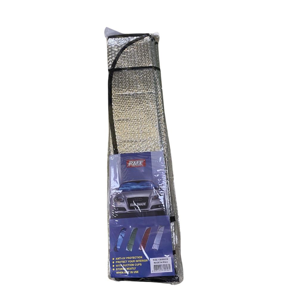ARAÇ ÖN CAM GÜNEŞLİĞİ STANDART BOY KATLANIR NİKEL (130*60 CM)