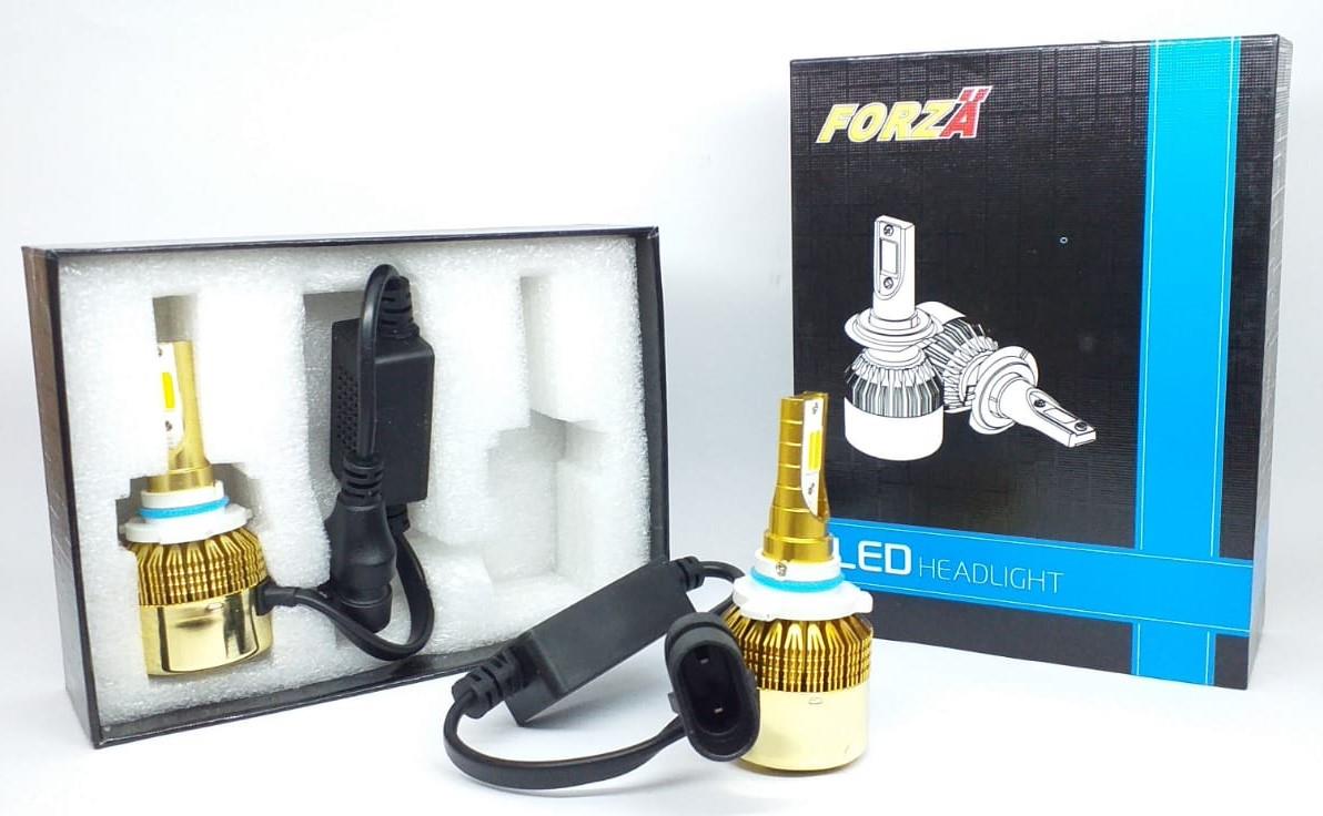 9V-32V HB3 COB LED XENON FAR AMPUL SETİ SARI/GÜN IŞIĞI/BEYAZ 8000 LÜMEN 