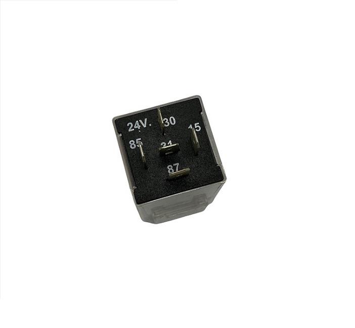 24V START-STOP-FAR RÖLESİ  5 UÇLU 10 A (ÇİFT PLATİN) (KALICI) (-) TETİK
