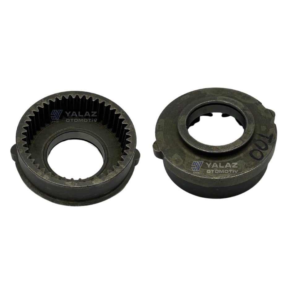 MARŞ REDÜKTÖR DİŞLİ YUVASI MITSUBISHI TİPİ (METAL) (BÜYÜK DELİKLİ 37 MM) (44 DİŞ)