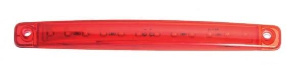 12V-24V PARMAK LAMBA 12-LEDLİ KIRMIZI (170*17 MM)